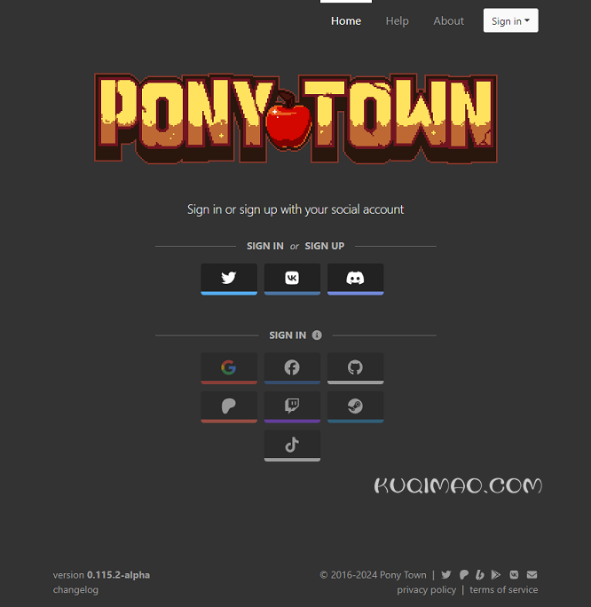 PonyTown网站截图