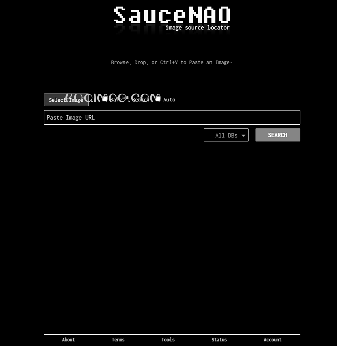 SauceNAO网站截图