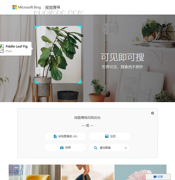 bing搜图网站截图