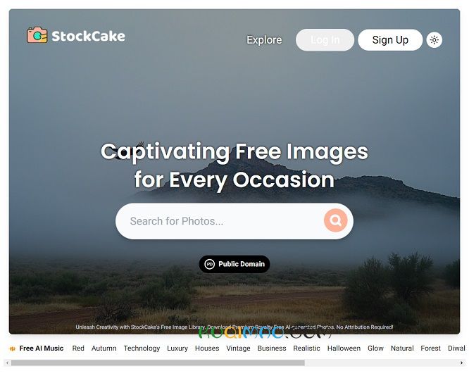 StockCake网站截图