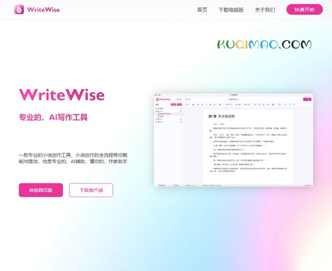 WriteWise网站截图