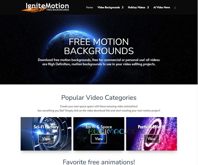 IgniteMotion网站截图