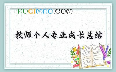 教师个人专业成长总结2024年范文 (16篇）