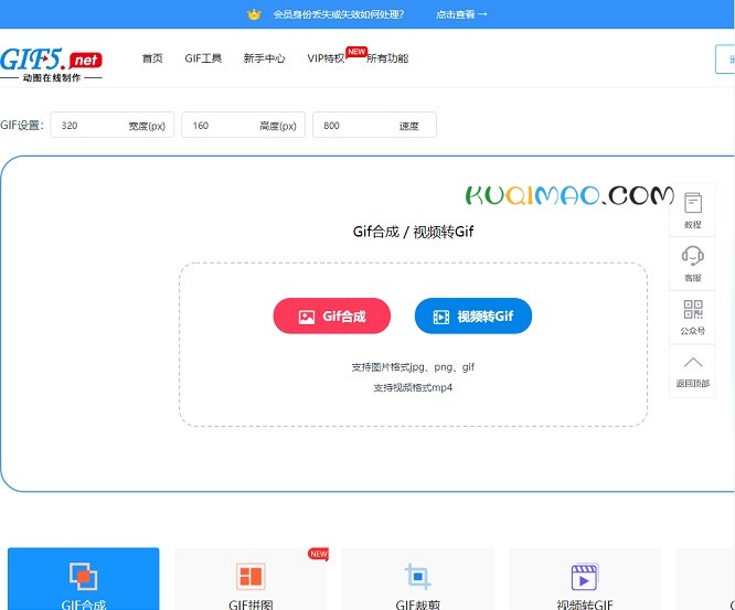 GIF5工具网网站截图