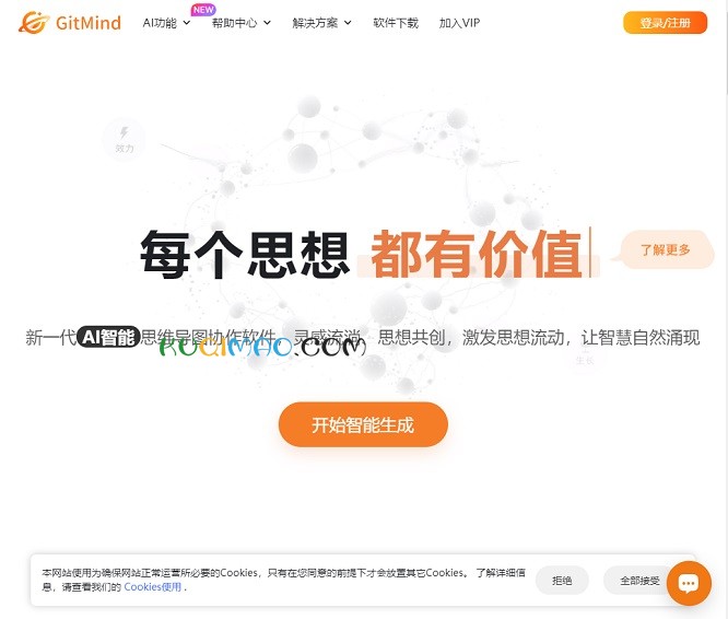 GitMind(思乎)网站截图