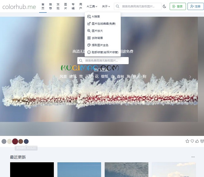 Colorhub网站截图