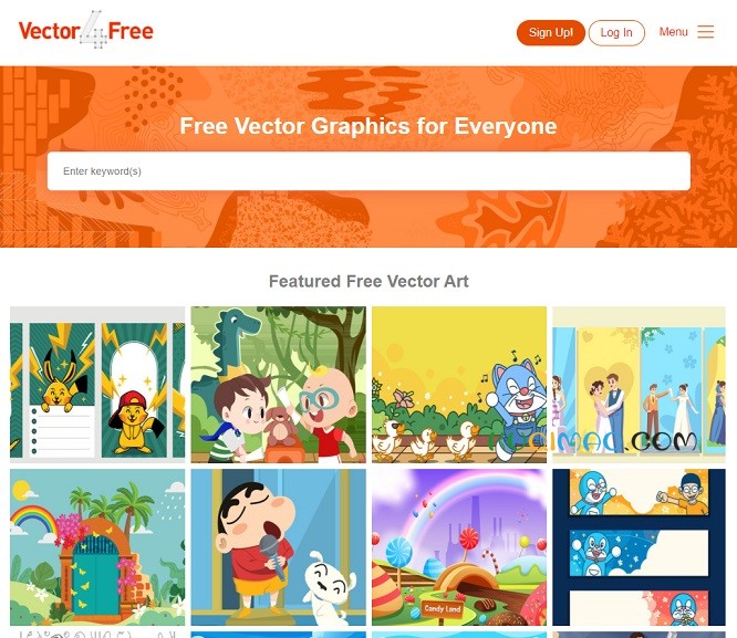 Vector 4 Free网站截图