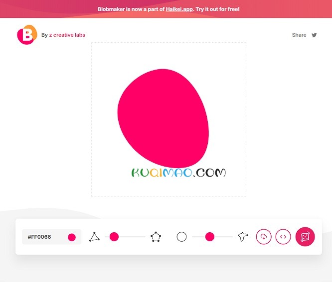 Blobmaker网站截图