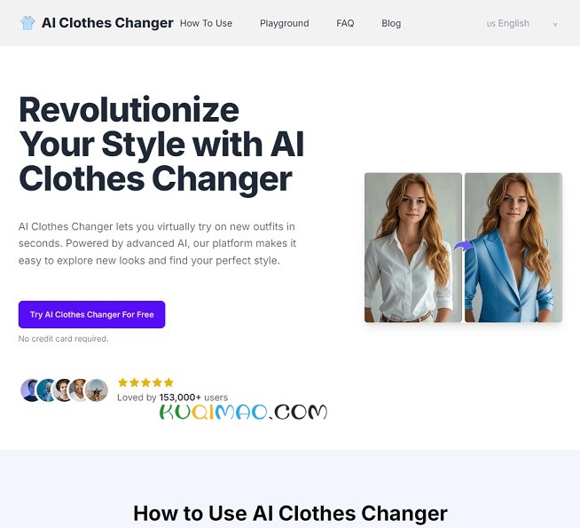 AI Clothes Changer网站截图