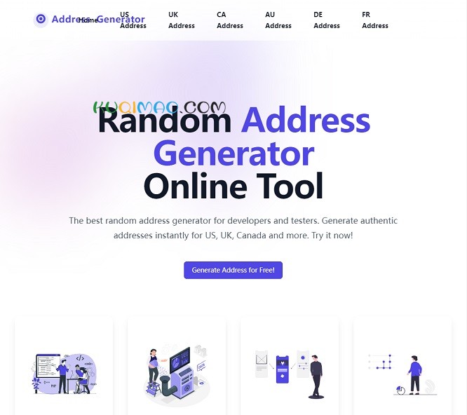 Random Address Generator网站截图