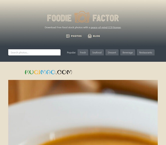 FOODIE FACTOR网站截图